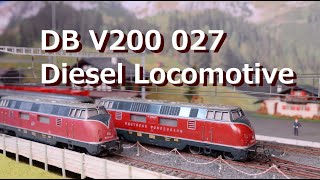 ??DB V200 027 Diesel locomotive Märklin 3021 - YouTube