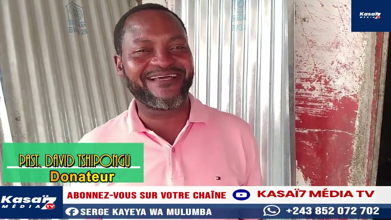 KATANDA,UN PASTEUR DE MBUJIMAYI NON ORIGINAIRE FAIT UN DON SURPRISE A L'A.T.
