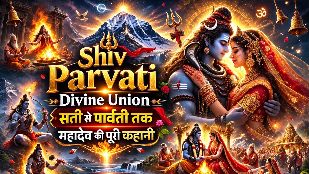 Shiva Shakti Milan | सती के त्याग | से दिव्य विवाह | #shivshakti 
