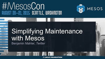 Simplifying Maintenance with Mesos