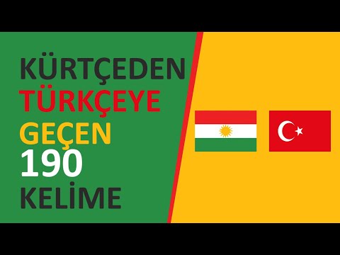 011 Kürtçeden Türkçeye geçen 190 kelime #kürtçe #kürtçekelimeler #kürtdili