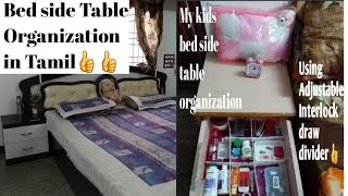 Bedside Table Organization // Tips&Ideas to organise//Organization video @ Sangee Samayal 