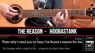 THE REASON - Hoobastank GUITAR Cover Tutorial CHORDS | Guitarraviva