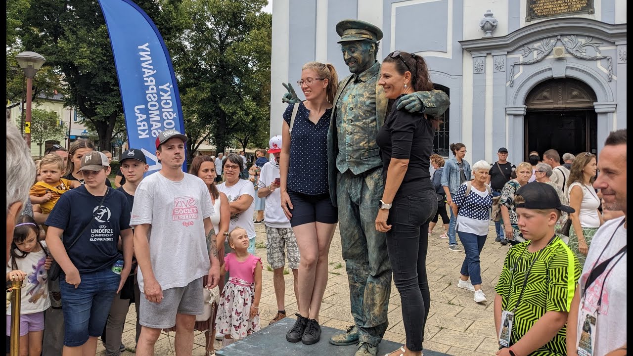 Spišská Nová Ves - Živé sochy festival