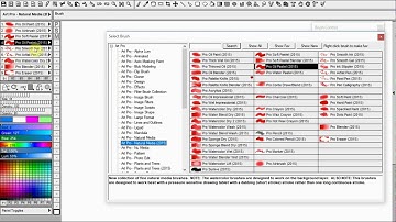 TwistedBrush Tutorials: Working with Brushes - The Brush Shortcut Panel