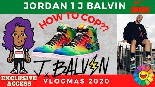 How To Cop J Balvin Jordan 1 (Exclusive Access) | Vlogmas 2020