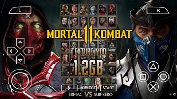 NEW MORTAL KOMBAT 11 PPSSPP Android Mod Mortal Kombat Unchained 2024 ISO & Texture | Gameplay