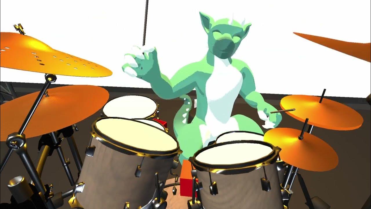 Drumming in VRChat YouTube