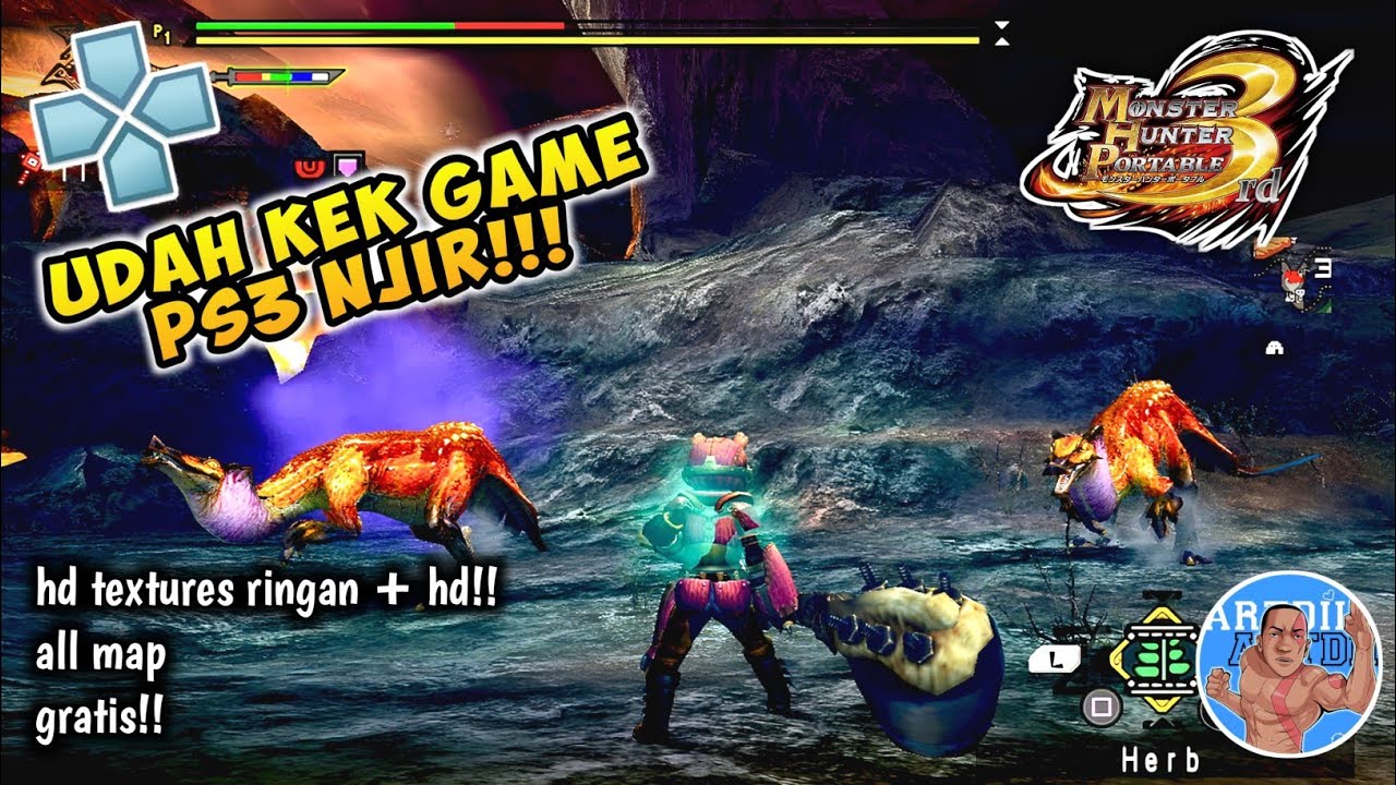 UDAH MIRIP PS3 SIH⁉️ Hd Textures MHP3RD PPSSPP Gratis Work All Device Offline