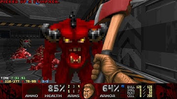 Doom 2 - Skulltiverse II (Map 1: Skullgate Horizon): UV-Max Blind (Map Author: Shawny)