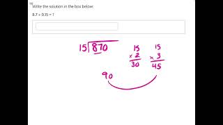 Division Practice Drill Solution 13