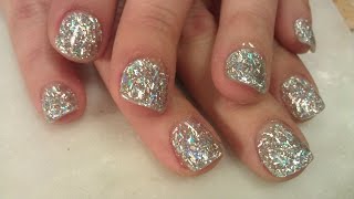 nail bling designs short glittery nails glitter overlay simple naildesigncode presence calm everyone because should super fun down they aristocratic