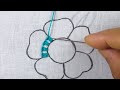 Hand Embroidery New Colourful Unique Flower Stitch, Fantasy Flower Needle Work, Sewing Tips & Flower