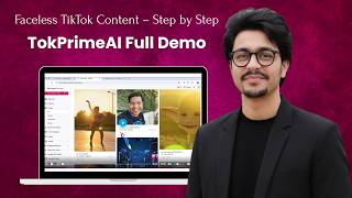 TokPrimeAI Demo – Step by Step Tutorial to Create & Schedule TikTok Videos