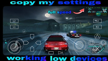 aethersx2 need for speed carbon galaxy a03 full speed + settings gameplay