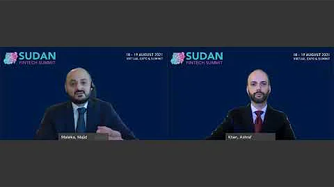 Sudan Fintech Summit - Ashraf Khan and Majid Malaika