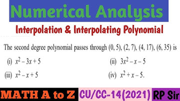 Second degree polynomial passes through (0,5),(2,7),(4,17),(6,35) is