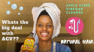 Apple cider vinegar an alternative to shampoo