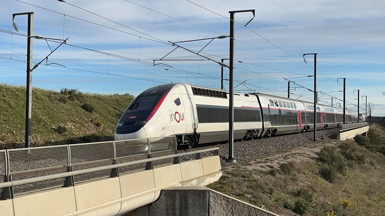 High speed Trains in France TGV InOui OUIGO AVE