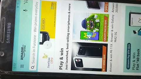 Amazon Quiz/ MI 11 series quiz/Answer and win Mi 11X