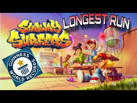 Subway Surfers HD Gameplay (PC) - My Longest Run ! 