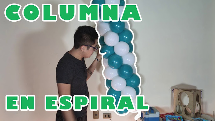 Aprende a realizar una decoración con globos trendy