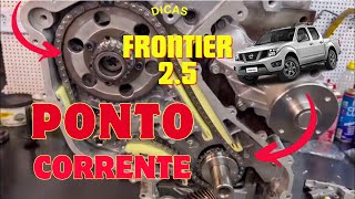 Ponto Sincronismo Corrente Motor Nissan Frontier 2.5 / Timing Chain Install D40 D22 R51