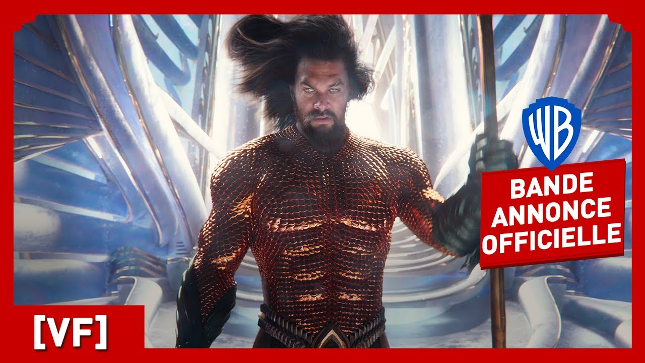 Aquaman et le Royaume perdu  Bande Annonce officielle VF   Jason Momoa Nicole Kidman