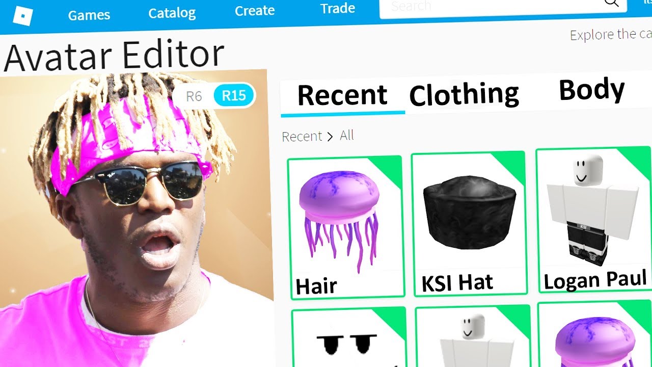 Making Ksi A Roblox Account Logan Paul Ksi Fight Youtube - is this your roblox account jj ksi