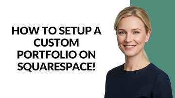 HOW TO SETUP A CUSTOM PORTFOLIO ON SQUARESPACE! - Julia