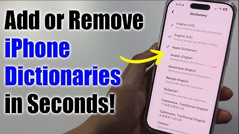 Een woordenboektaal toevoegen of verwijderen op de iPhone 17/17 Pro Max/Air 📘 (update 2025!)