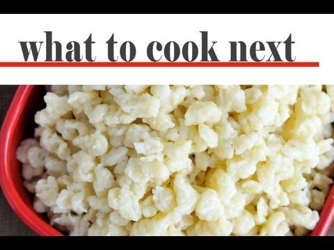 How To Make Spätzle/ Spaetzle Recipe, Flour Dumplings
