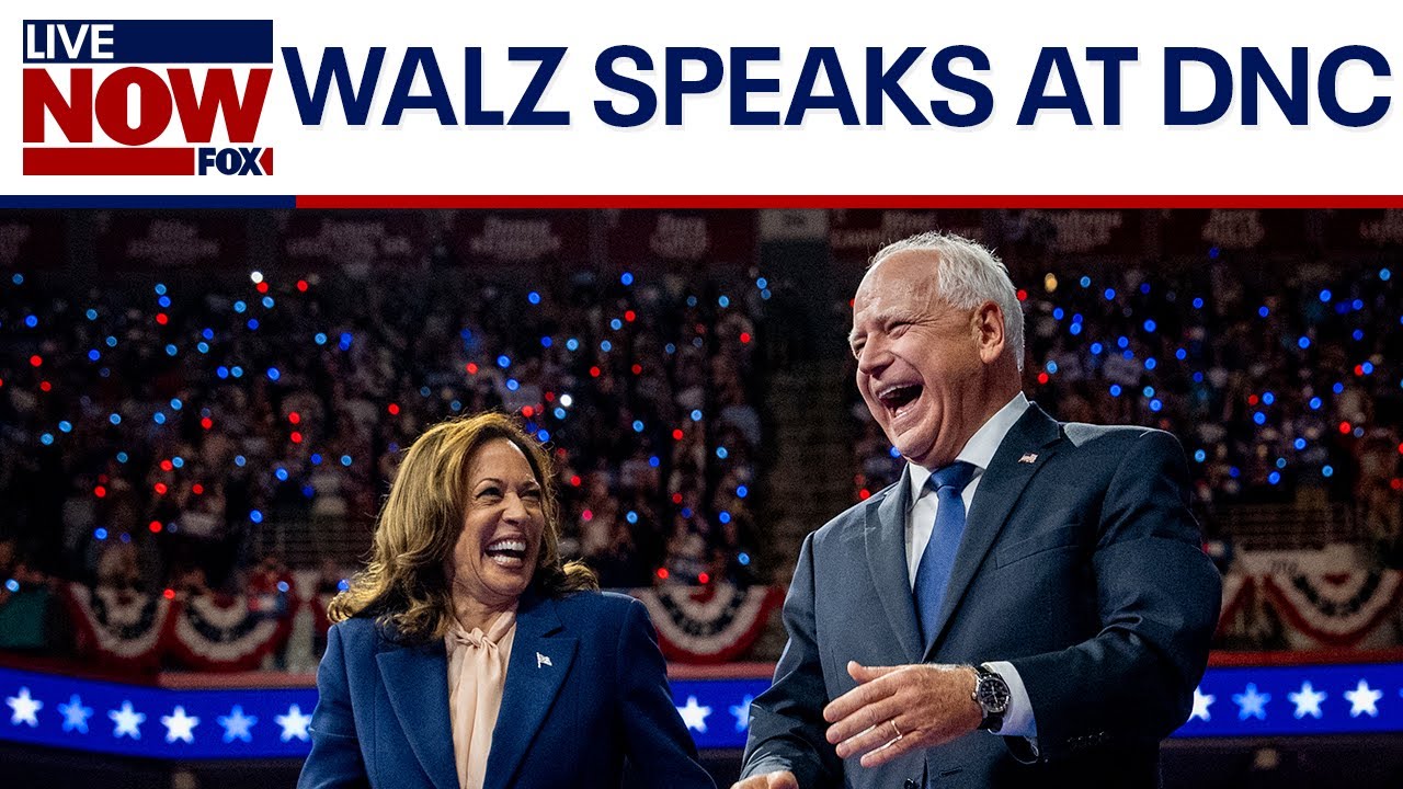 FULL SPEECH: Tim Walz addresses the DNC on Wednesday night - YouTube