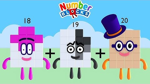 Numberblocks & Numberjacks Multiple Addition 3 Random Digits Biggest Numberblocks