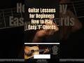 Guitar Lessons for Beginners [How to Play Easy F Chords]