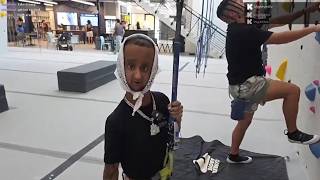 Baby Alien Tries Climbing for the First Time...