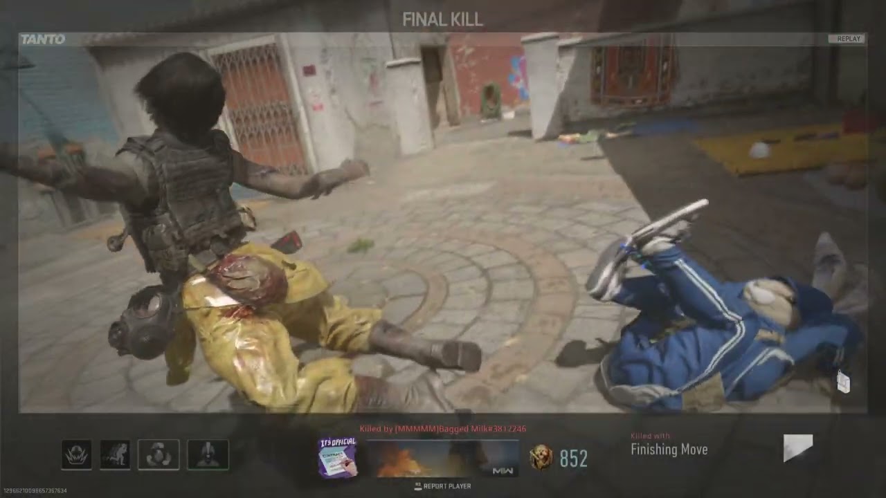 call of duty mw2 crazy kill move