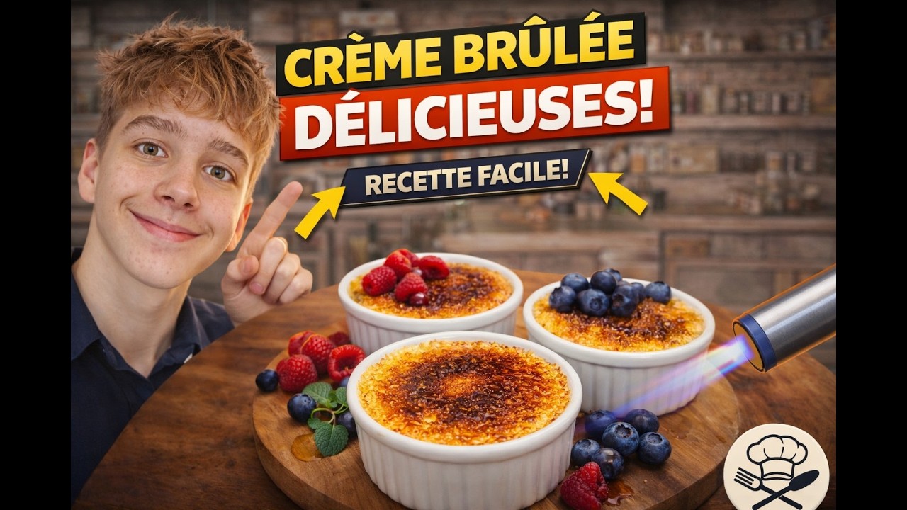 la meilleur recette de crème brûlée