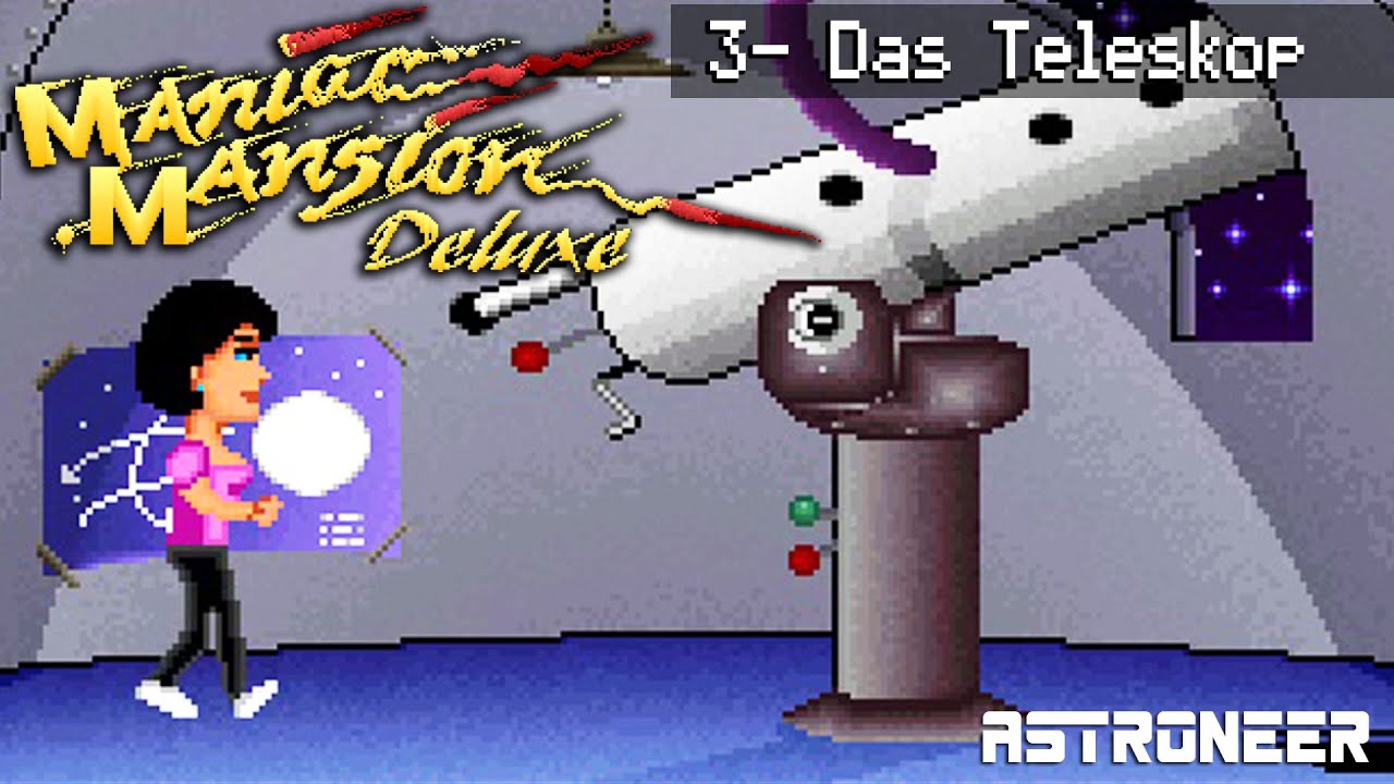 Maniac Mansion Deluxe 3 Das Teleskop (German/Deutsch) YouTube