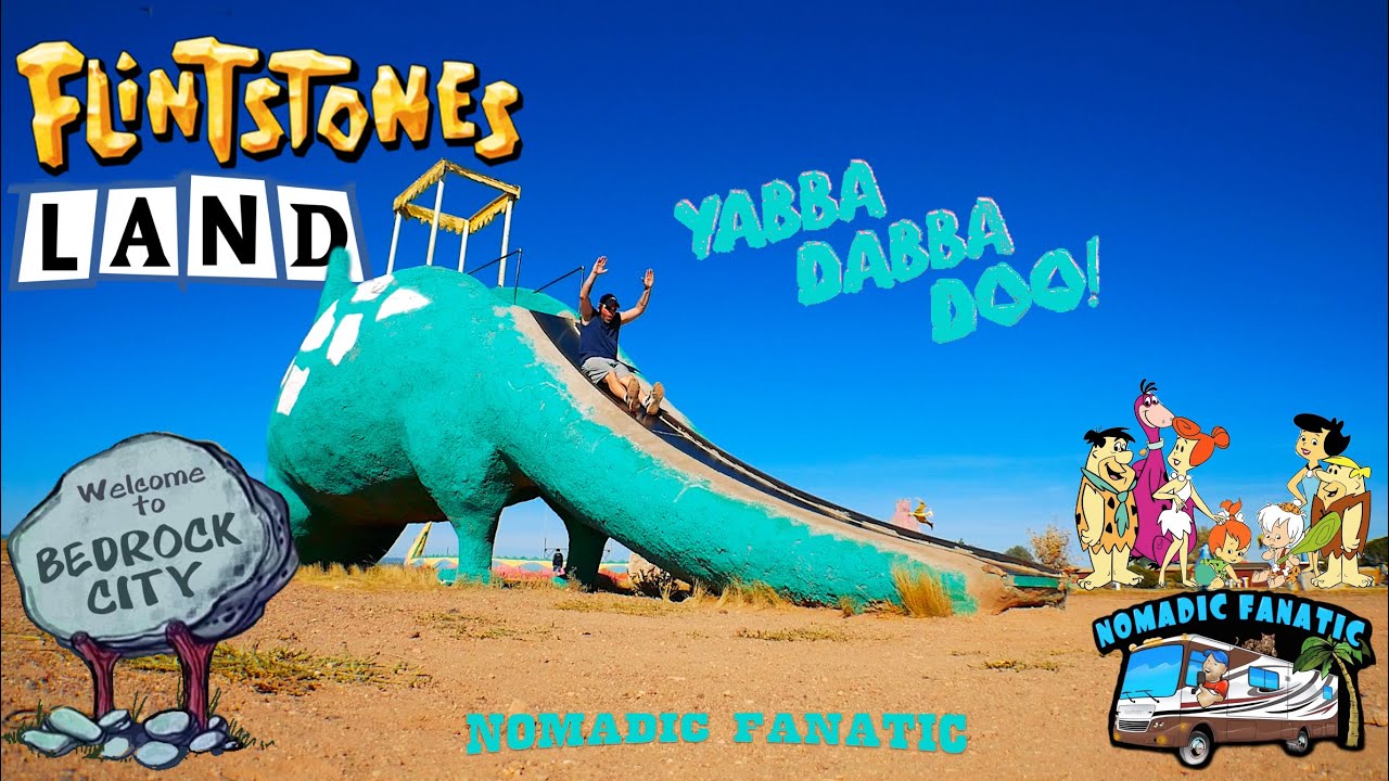 The Flintstones Park Bedrock City Iconic Roadside Delight YouTube