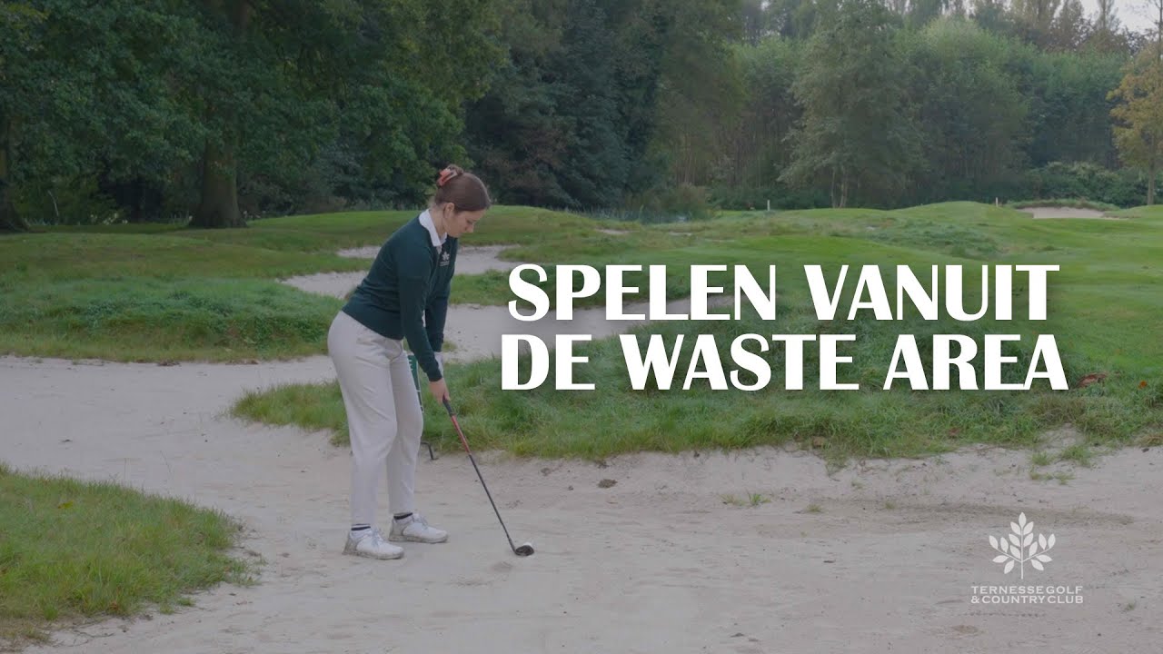 Hoe speel je vanuit de waste area | Golfregels met Jan Warmenbol