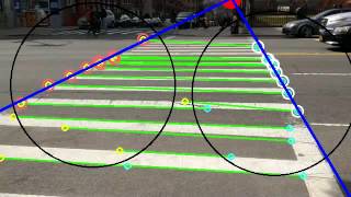 Crosswalk Recognition in OpenCV