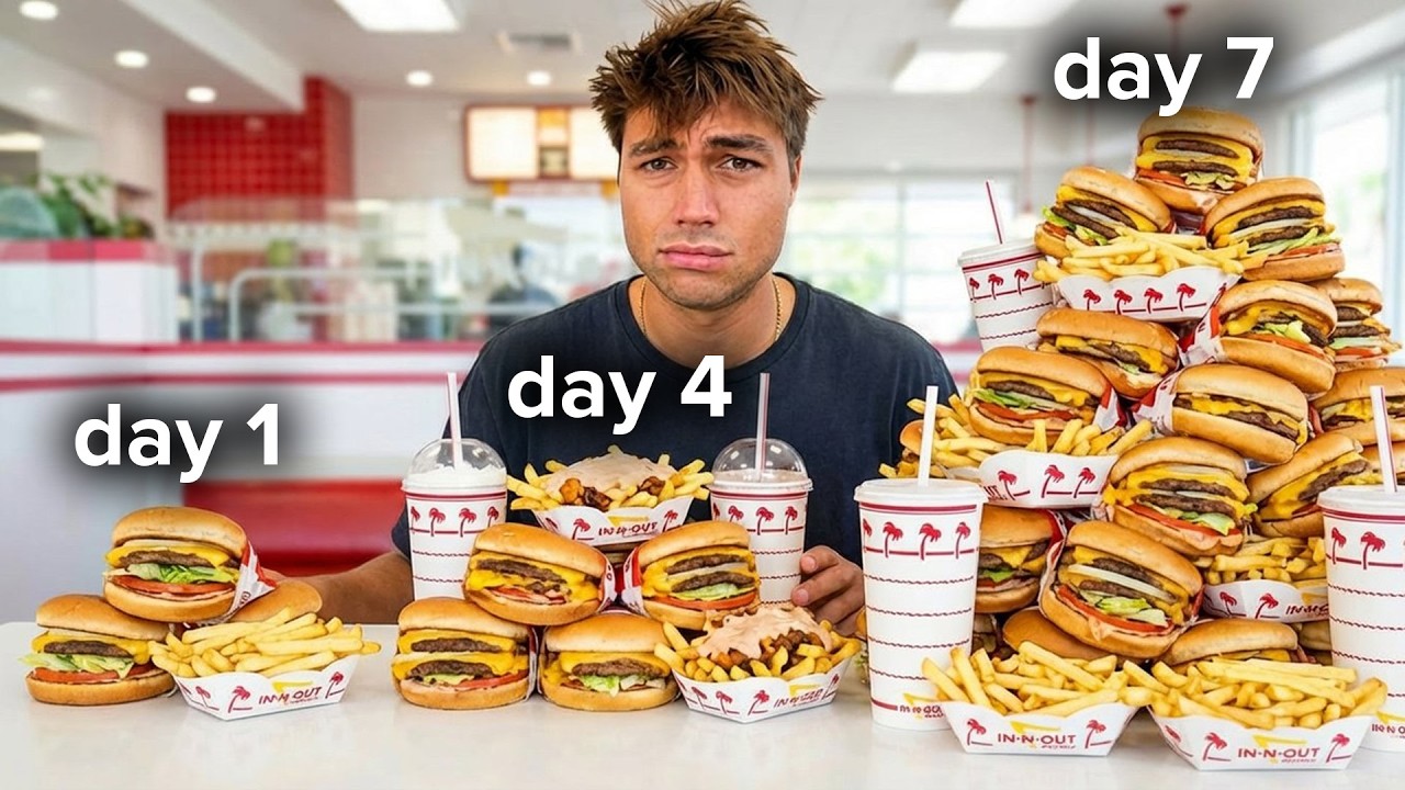 Я питалась в In-N-Out всего неделю, но каждый день удваивала свой бюджет.