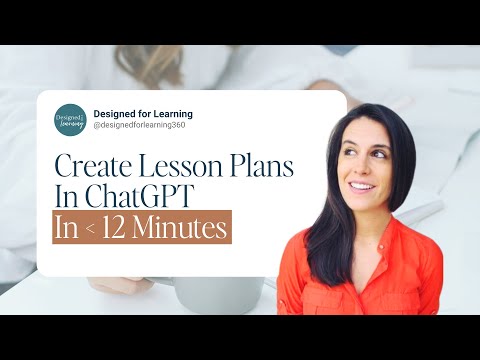 Build a complete lesson plan in ChatGPT from scratch