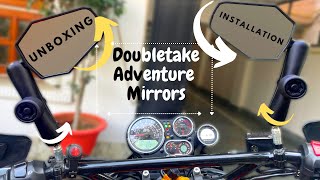 Must have accessory for Royal Enfield Himalayan| Doubletake Adventure Mirrors| Unboxing|Installation