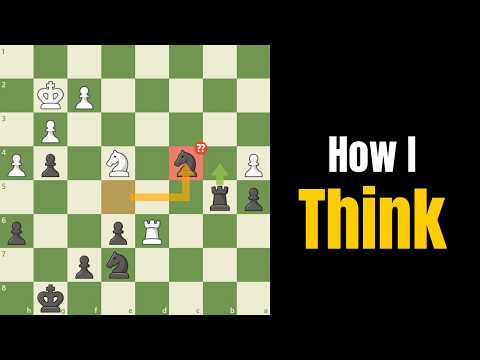 A 2282 ELO Player Explaining Why He Moves in Chess