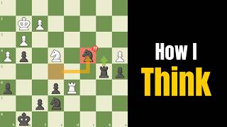 A 2282 ELO Player Explaining Why He Moves in Chess