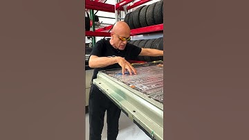 It takes a lot of work to re-use these Tesla Battery Packs! #shorts