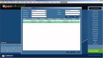 Sales Return Report-OpenMiracle Free open source accounting software