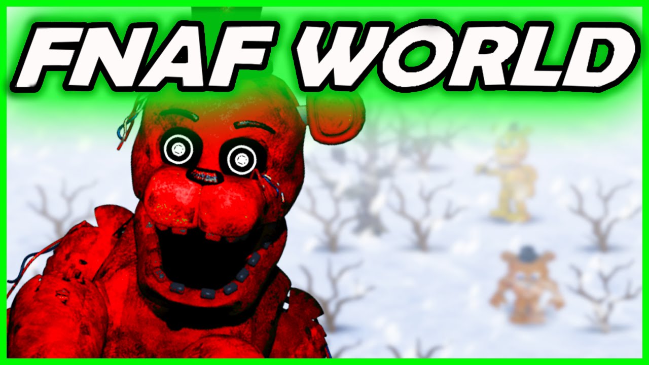 WE GOT ANIMDUDE!!  FNAF World Simulator 